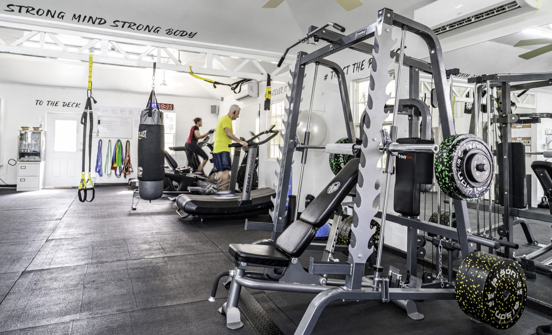 Indoor strength floor at Holetown