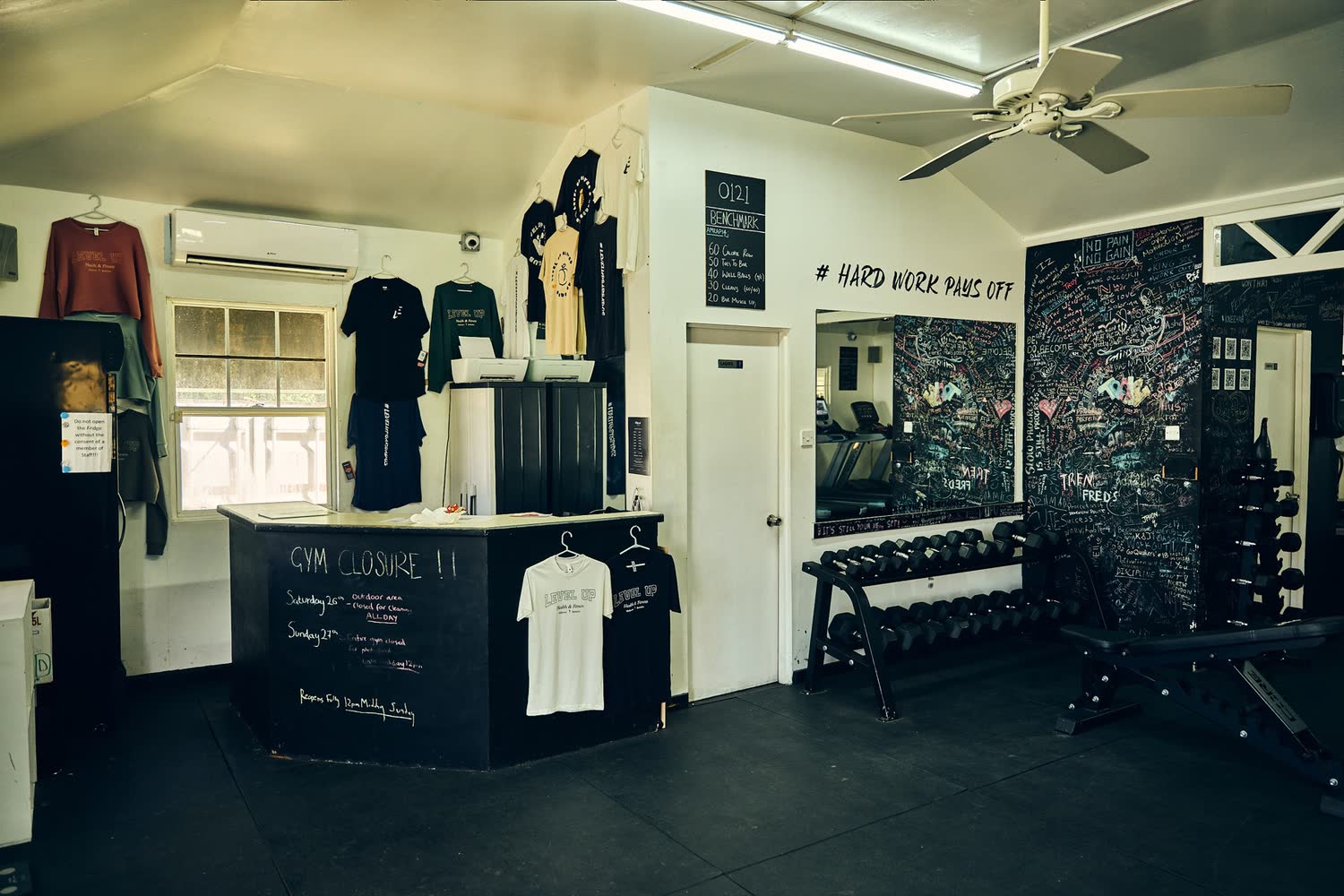 Level Up merch at Holetown