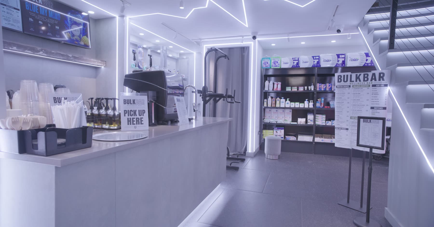 Bulk Bar supplement counter at Welches